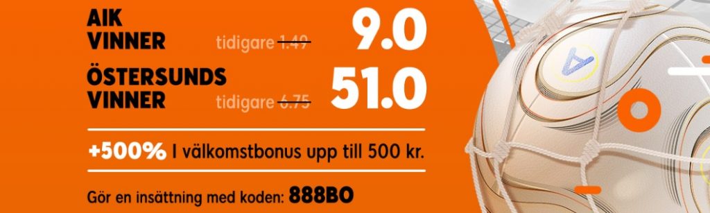 Aik Östersund superodds på Allsvenskan
