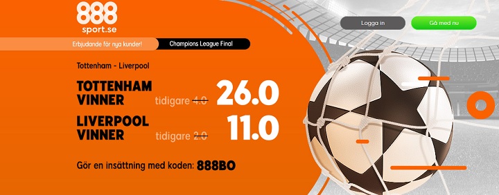 Odds Champions League finalen 2019 + Erbjudanden