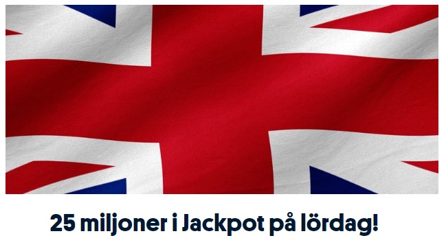 25 miljoner i jackpott på Styktipset 30 nov 2019