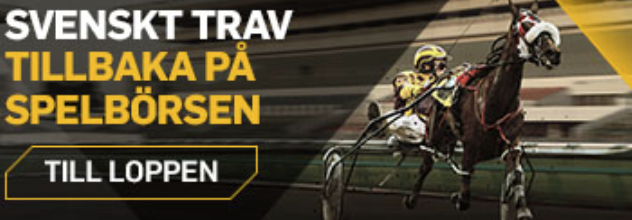 Betfair oddsbörs nu med svenskt trav