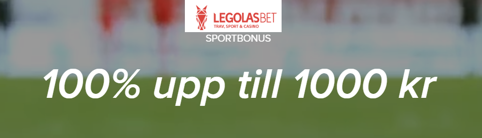 Ny Legolasbet oddsbonus 2020 - 100% upp till 1000 kr