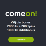 Ny ComeOn bonus på sport och casino ✅