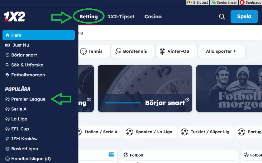 Så lägger du ditt första spel hos 1X2