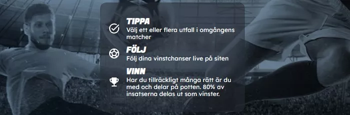 1x2.se delar ut 80% av insatserna som spelvinster.