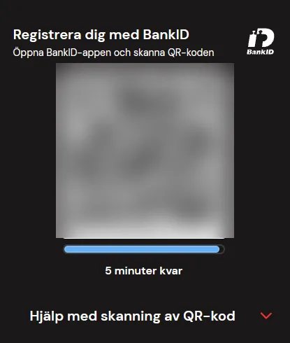 Registrera ett konto hos Betsafe
