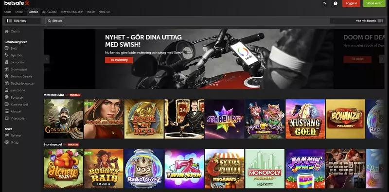 Betsafe casinobonus