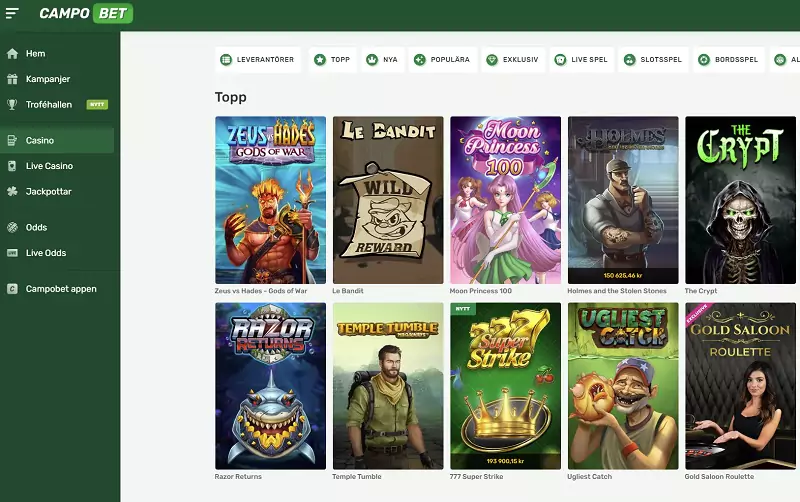 Campobet casinobonus