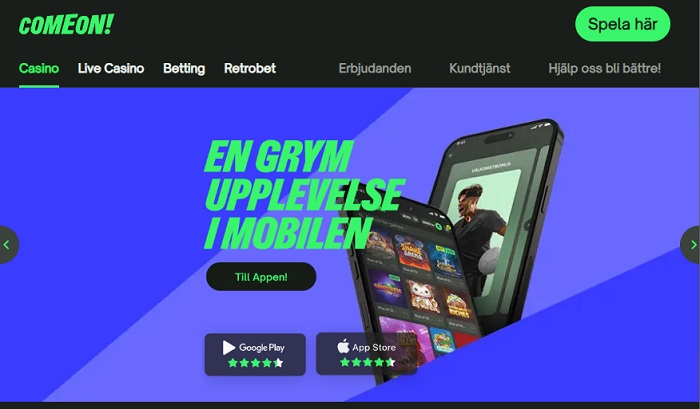Comeon casino bonus