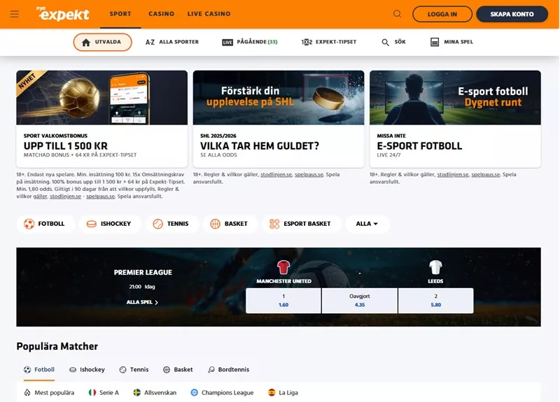 Expekt oddsbonus