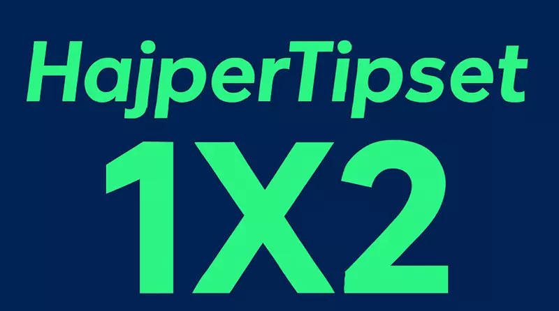 HajperTipset, tippa 1X2 i 13 fotbollsmatcher precis som Stryktipset hos spelbolaget Hajper. 1X2 poolspel med 80% återbetalning