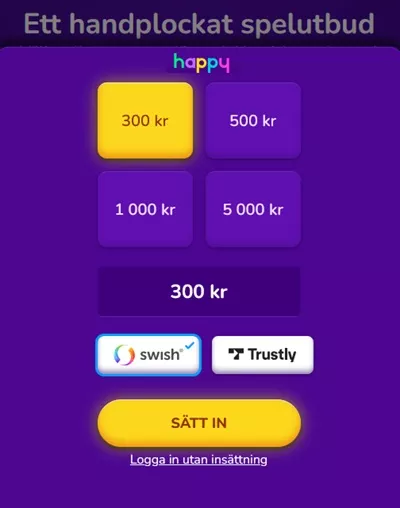 Registrera ditt spelkonto så här hos Happy