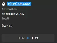 SFörhöjda Odds hos Frank&Fred