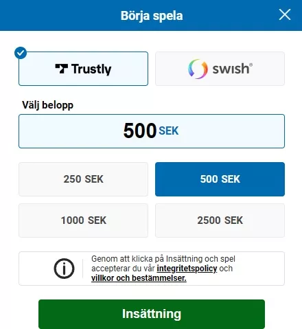 Registrera ditt spelkonto så här hos Kungaslottet