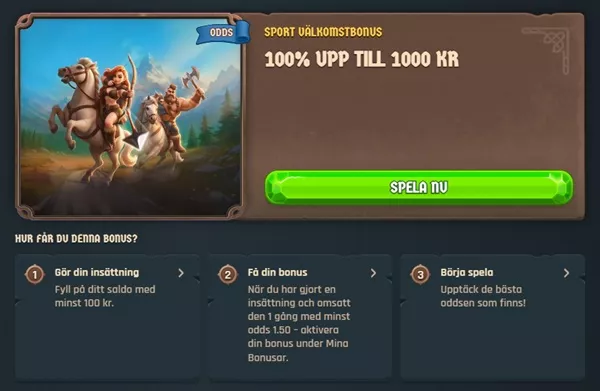 Skapa spelkonto hos Lodur