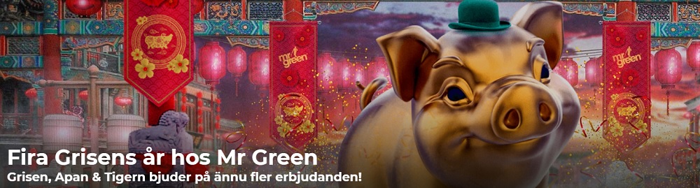 Fira Kinesiskt nyår med Mr Green 2019