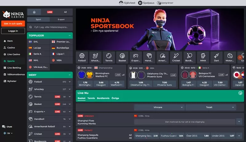 Ninjacasino oddsbonus