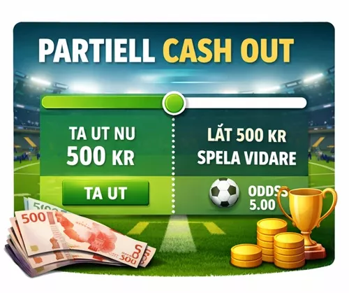 Partiell Cash Out hos spelbolag