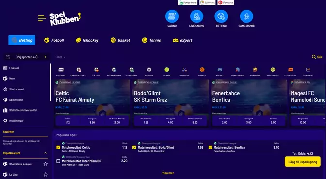 Spelklubben oddsbonus