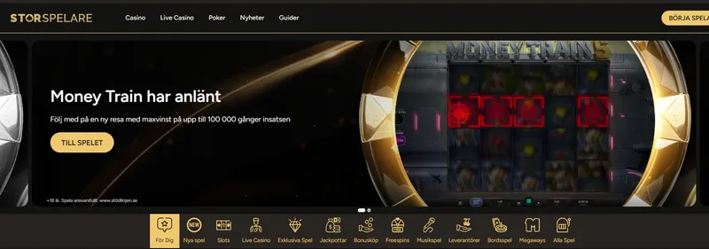 Storspelare casino