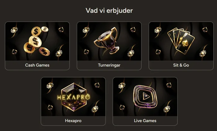 Pokerutbudet hos Storspelare