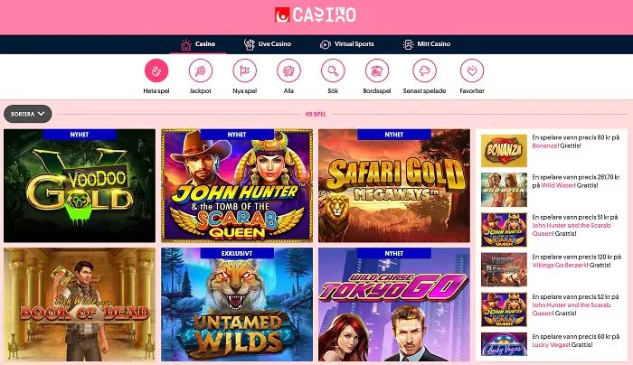 Svenska Spel Casino Recension