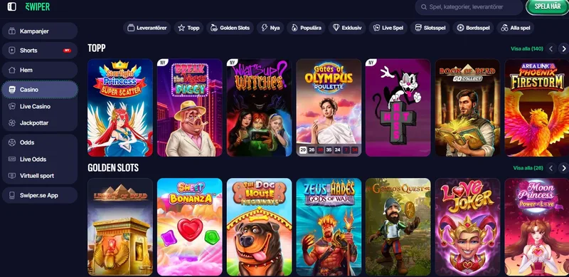 Swiper casino