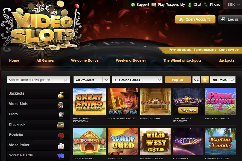 Videoslots casino