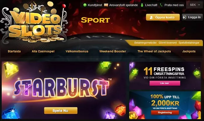 Videoslots oddsbonus